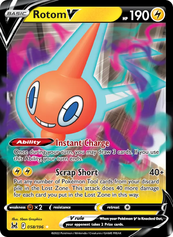 Rotom V #58/196