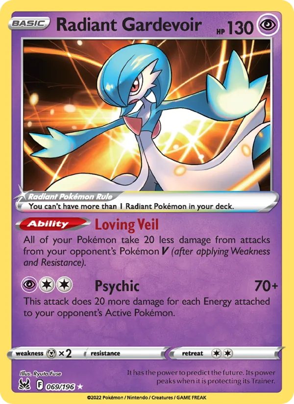 Radiant Gardevoir #69/196