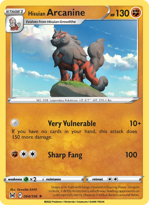 Hisuian Arcanine #84/196