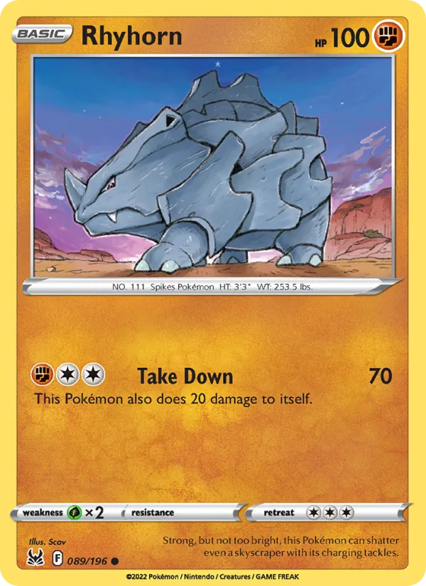 Rhyhorn #89/196