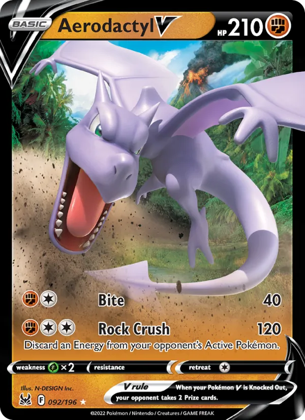 Aerodactyl V #92/196