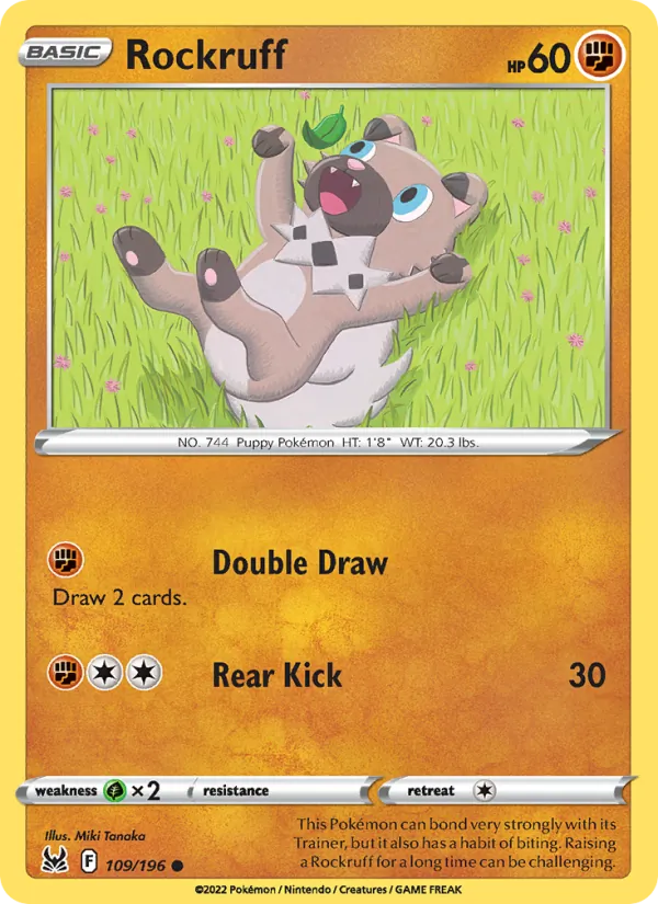 Rockruff #109/196