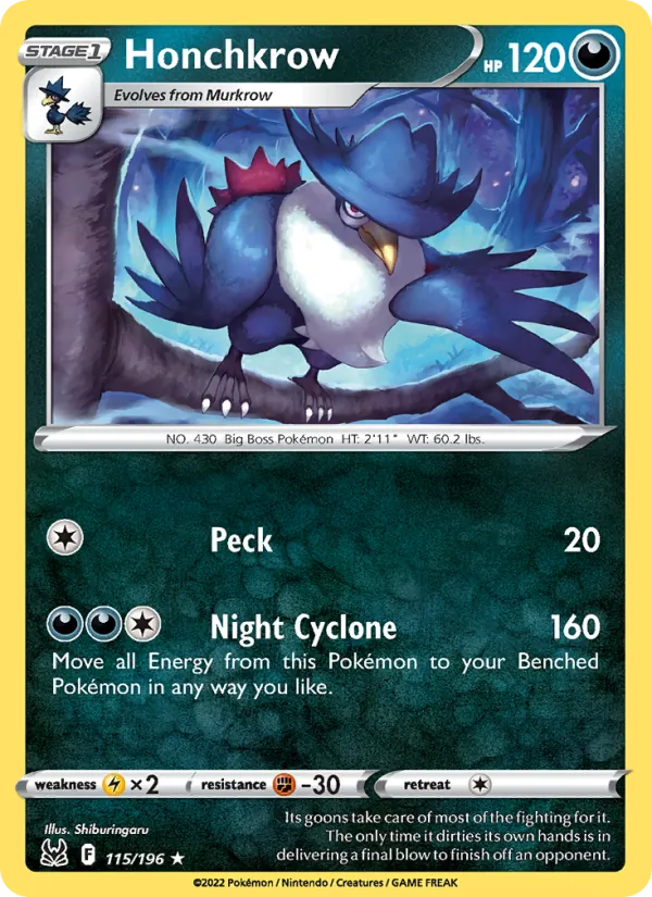 Honchkrow #115/196