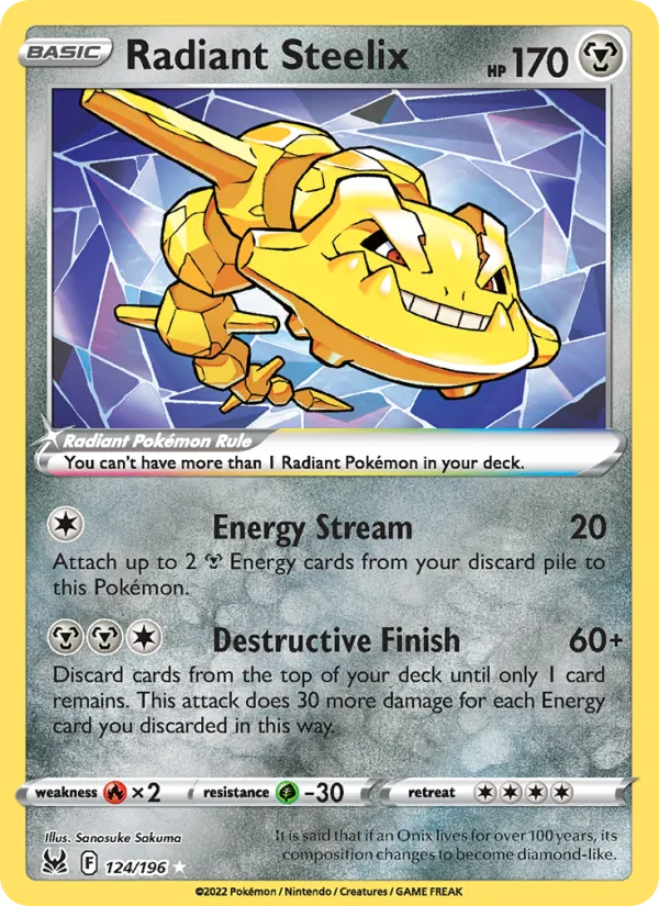 Radiant Steelix #124/196