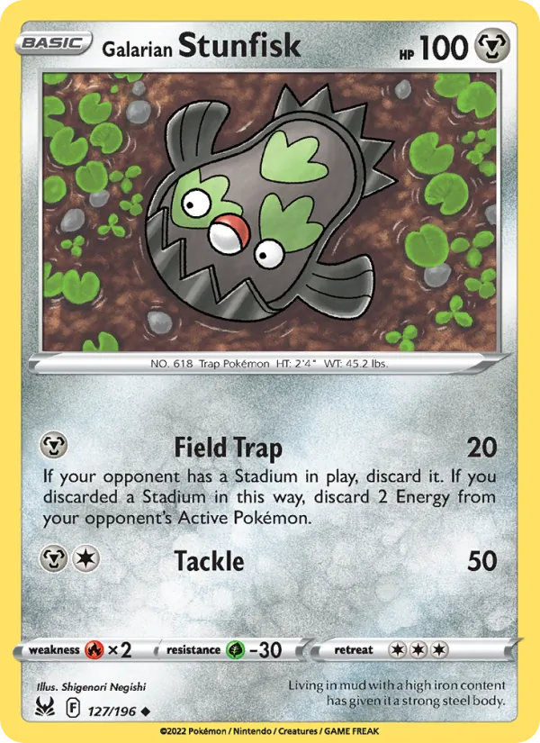 Galarian Stunfisk #127/196