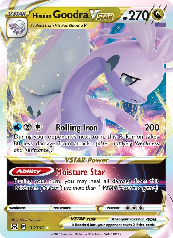 Hisuian Goodra VSTAR #136/196