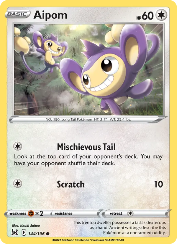 Aipom #144/196