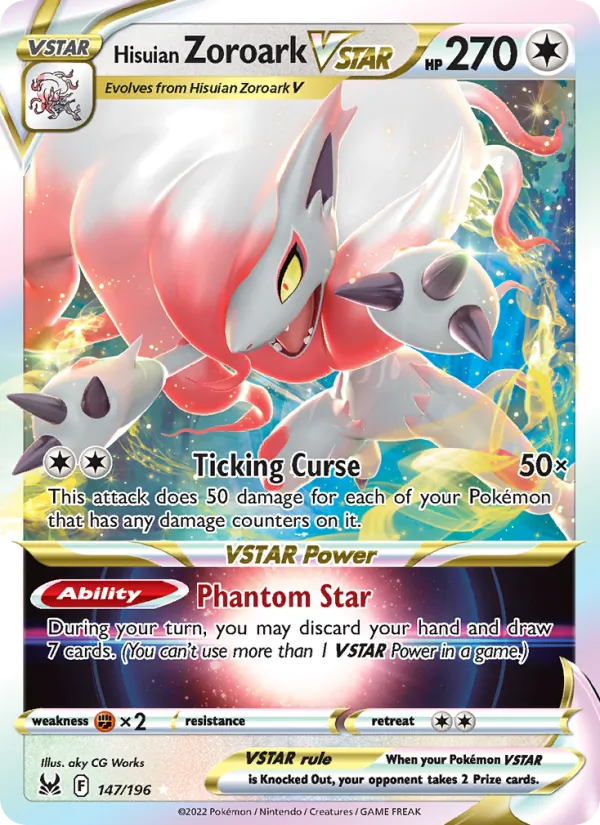 Hisuian Zoroark VSTAR #147/196