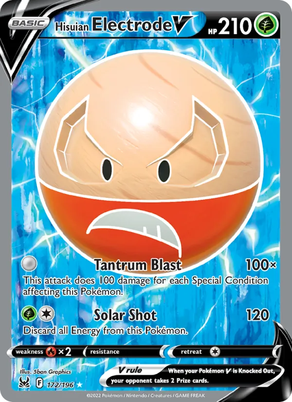 Hisuian Electrode V #172/196