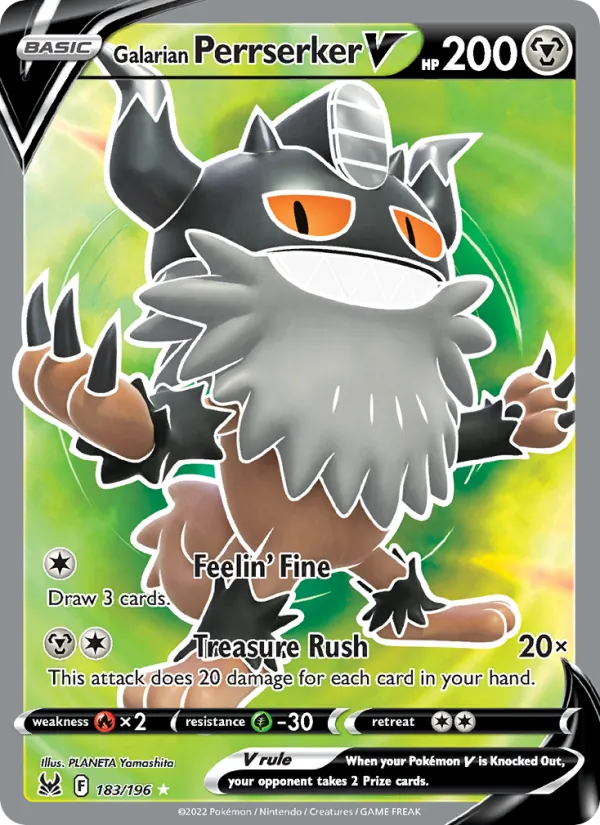 Galarian Perrserker V #183/196