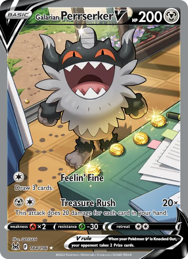 Galarian Perrserker V #184/196