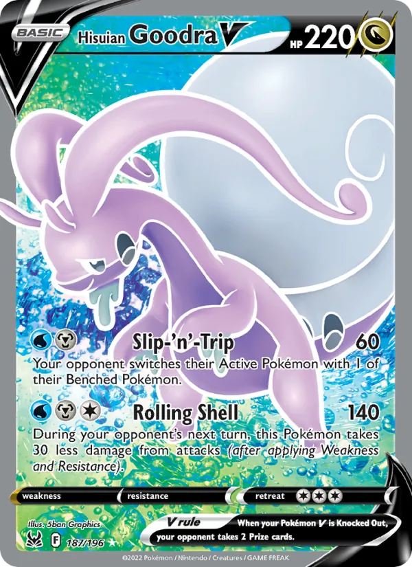 Hisuian Goodra V #187/196