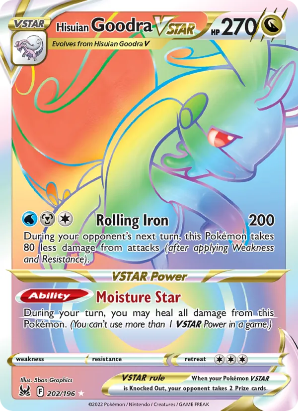 Hisuian Goodra VSTAR #202/196