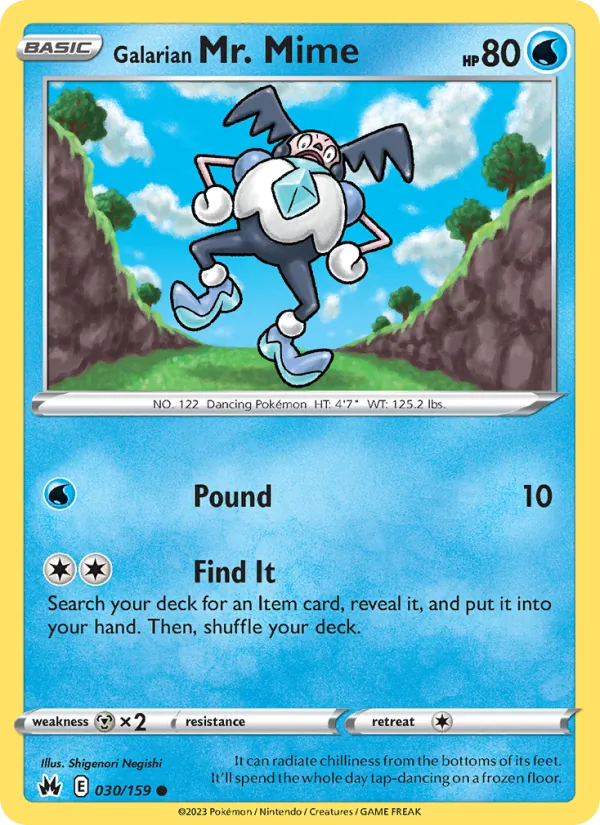 Galarian Mr. Mime #30/159