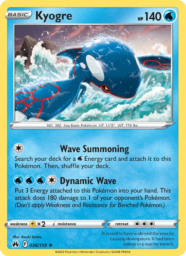 Kyogre #36/159