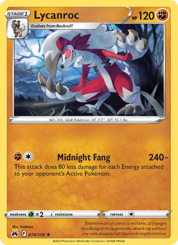 Lycanroc #74/159