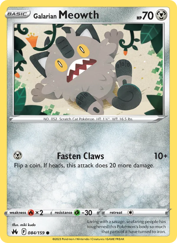 Galarian Meowth #84/159