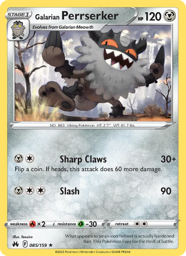 Galarian Perrserker #85/159