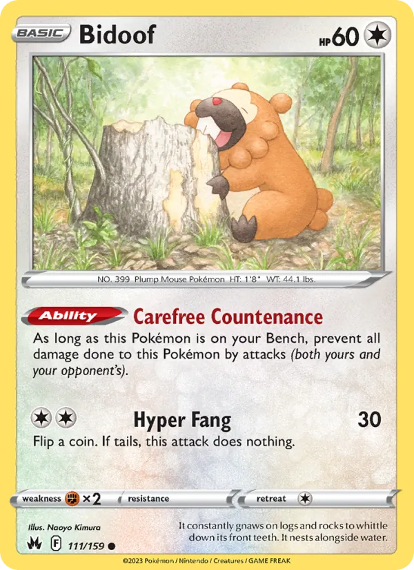 Bidoof #111/159