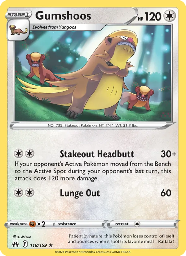 Gumshoos #118/159