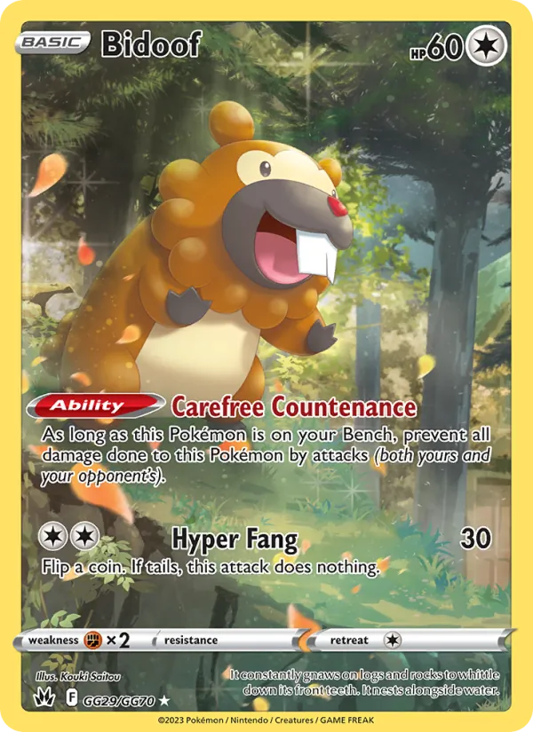 Bidoof #GG29/70