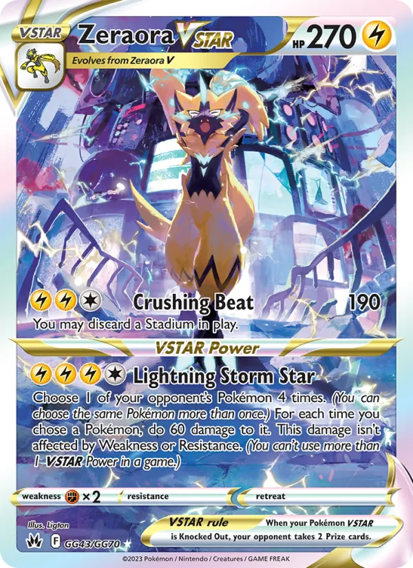 Zeraora VSTAR #GG43/70