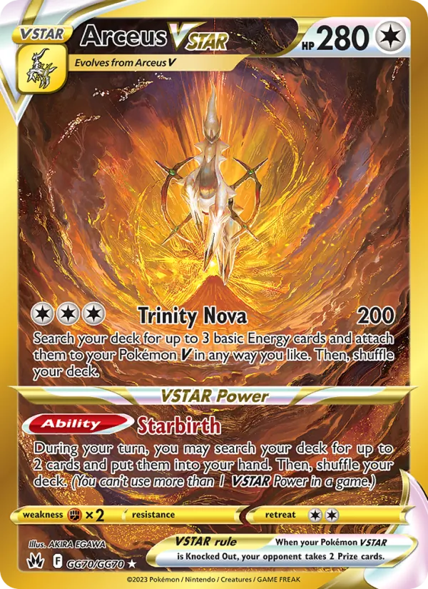 Arceus VSTAR #GG70/70
