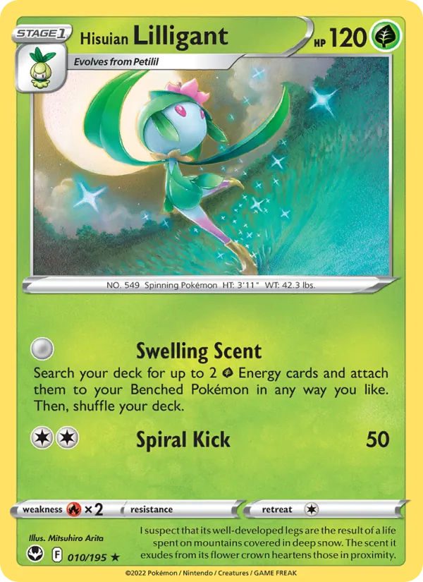Hisuian Lilligant #10/195