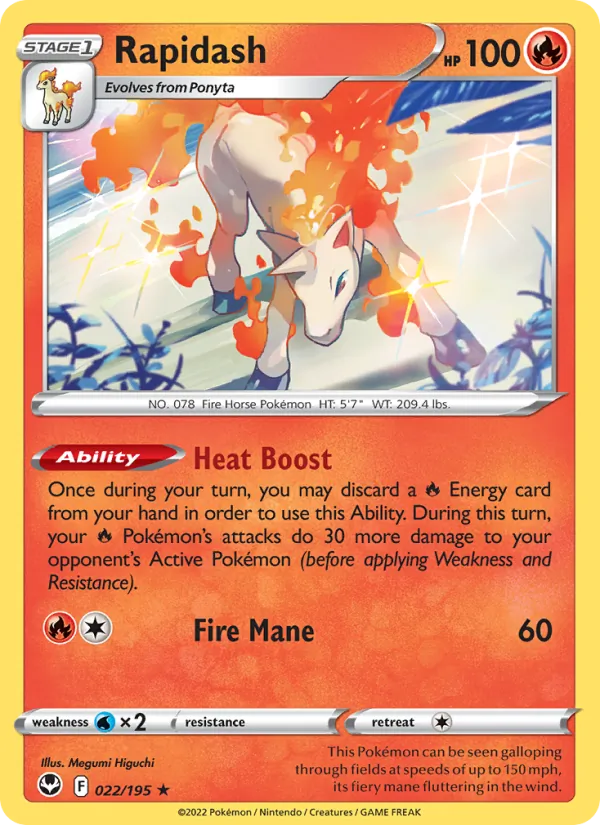 Rapidash #22/195