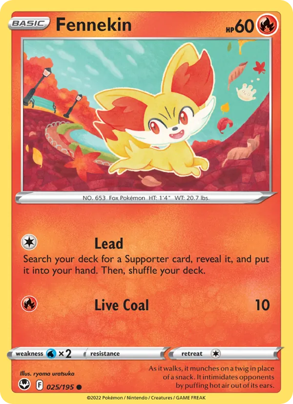 Fennekin #25/195