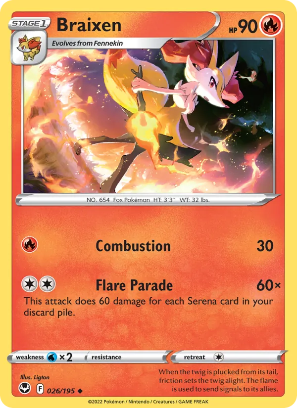 Braixen #26/195