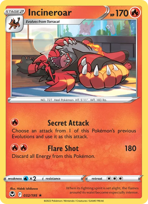 Incineroar #32/195