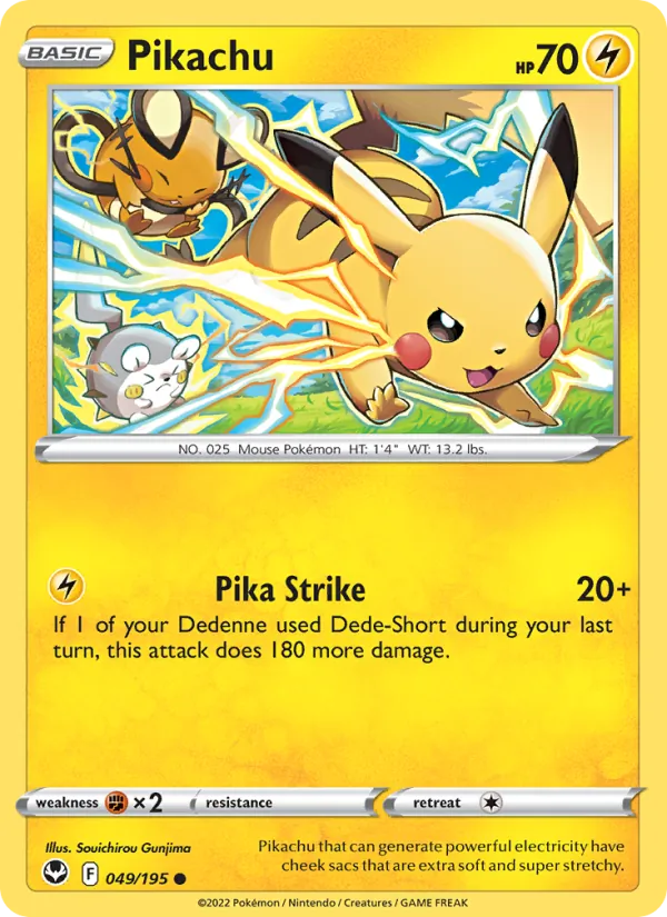 Pikachu #49/195