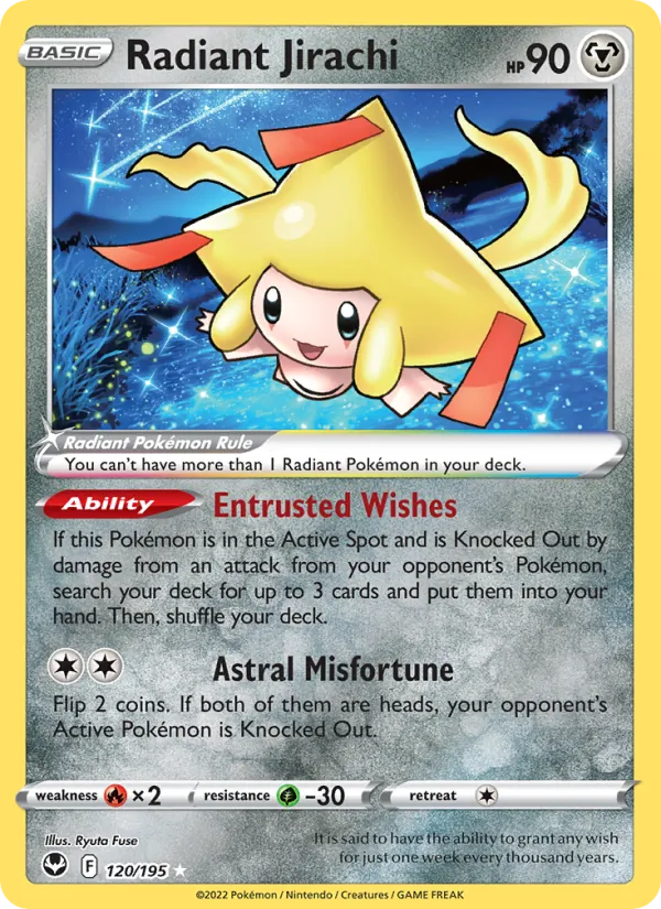 Radiant Jirachi #120/195