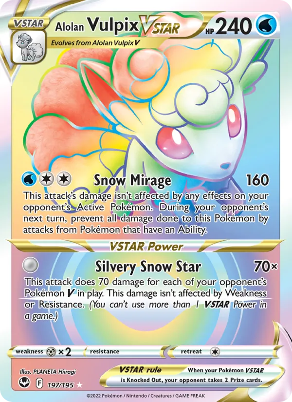 Alolan Vulpix VSTAR #197/195