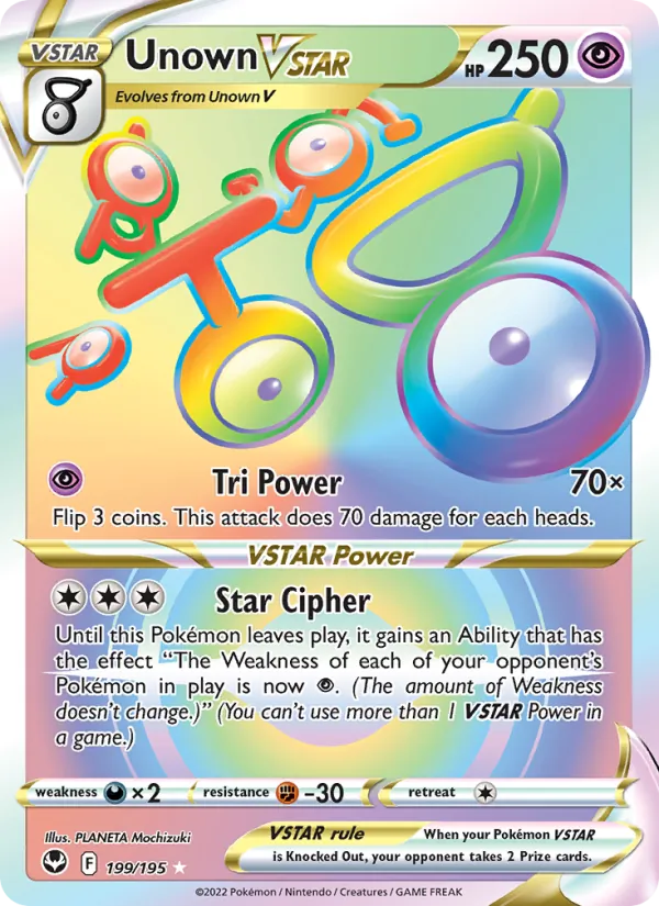 Unown VSTAR #199/195