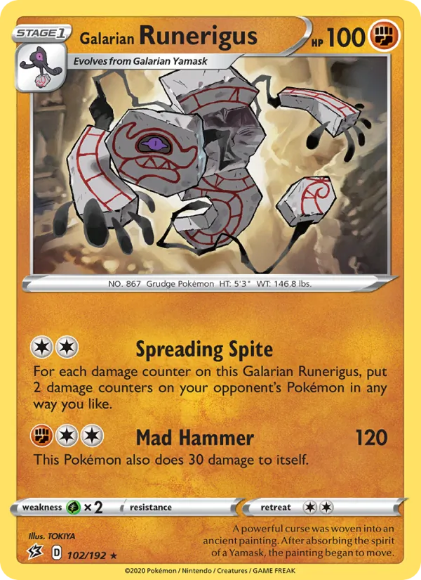 Galarian Runerigus #102/192