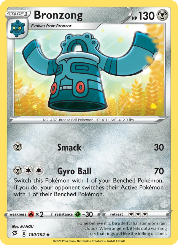 Bronzong #130/192