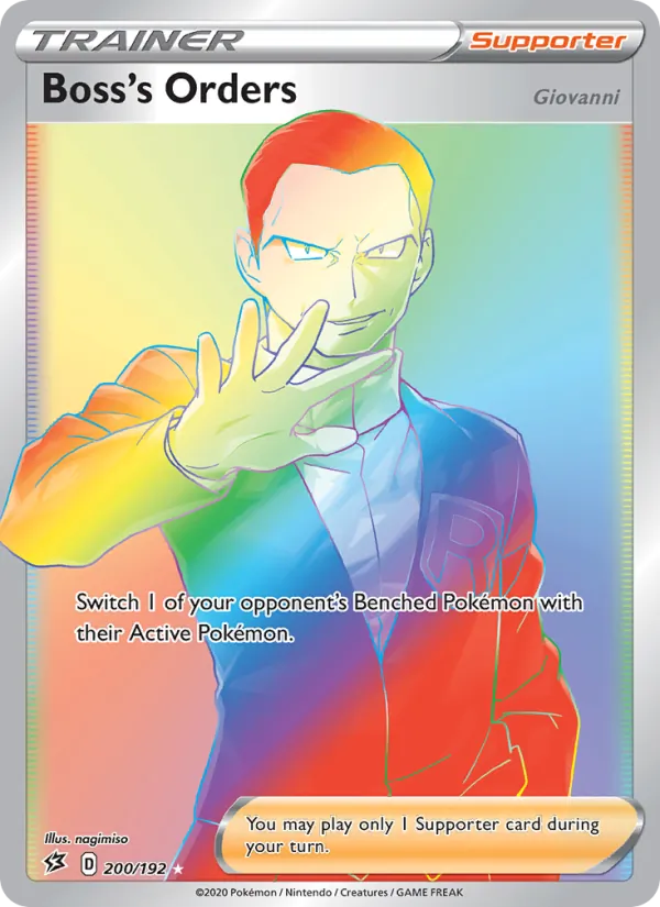Boss's Orders (Giovanni) #200/192