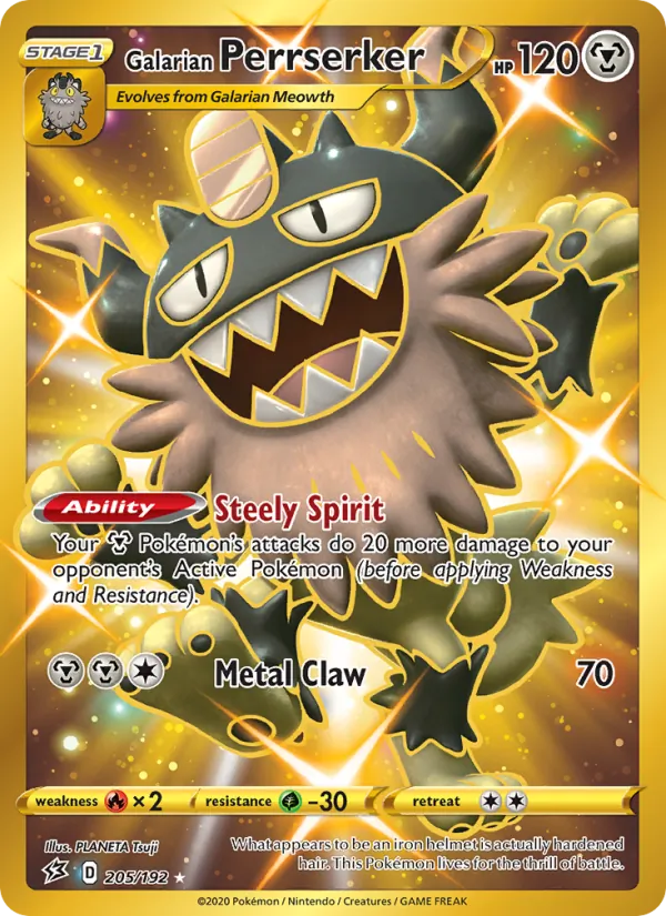 Galarian Perrserker #205/192