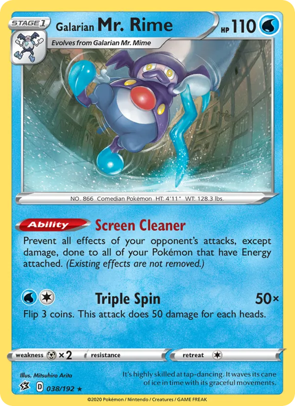 Galarian Mr. Rime #38/192