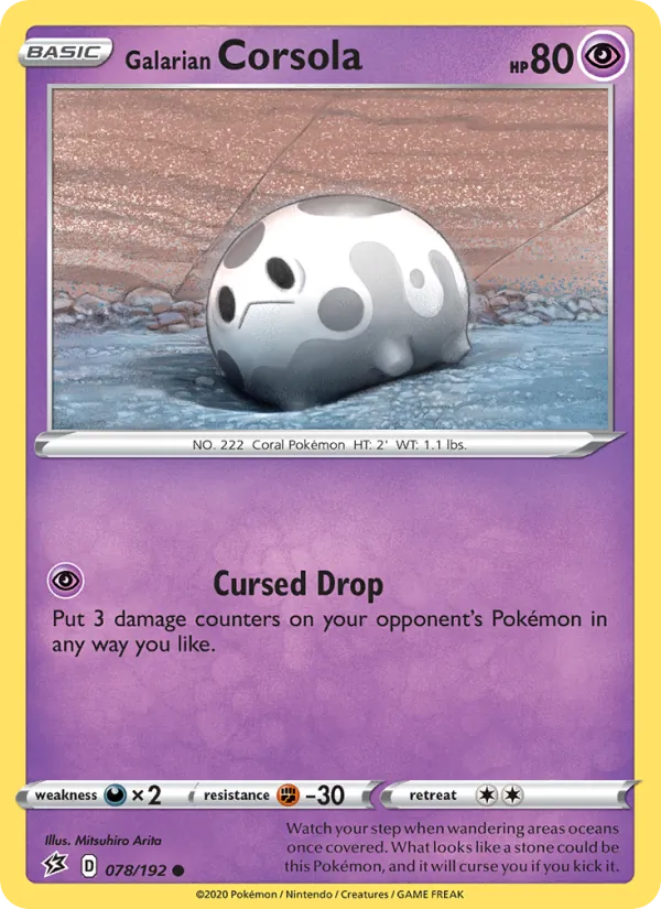 Galarian Corsola #78/192