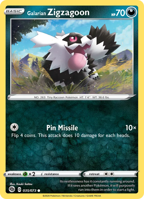 Galarian Zigzagoon #35/73
