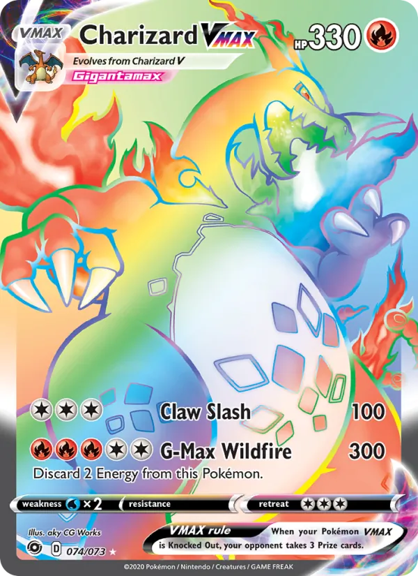 Charizard VMAX #74/73