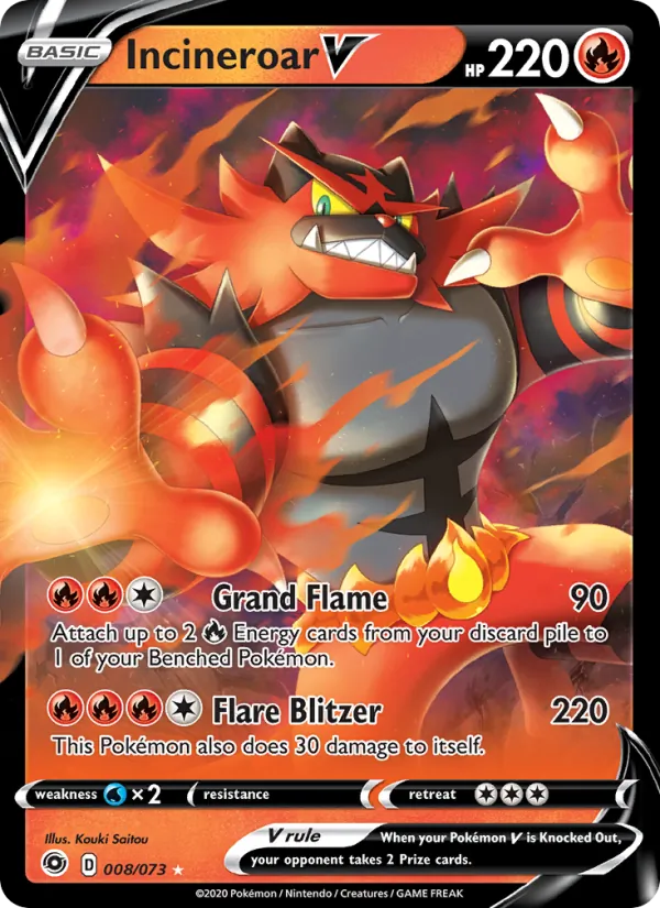 Incineroar V #8/73