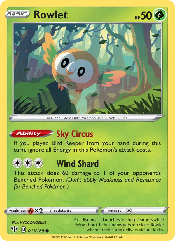 Rowlet #11/189