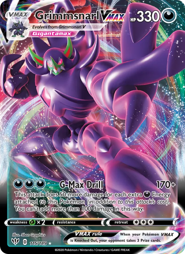 Grimmsnarl VMAX #115/189