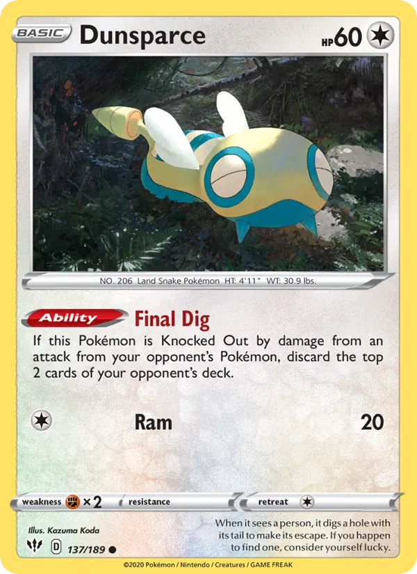 Dunsparce #137/189