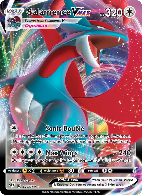 Salamence VMAX #144/189
