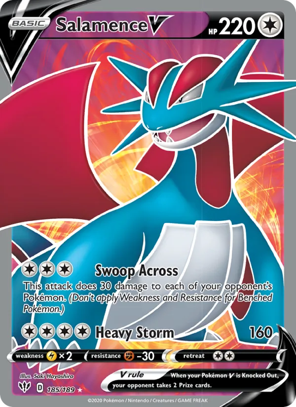 Salamence V #185/189
